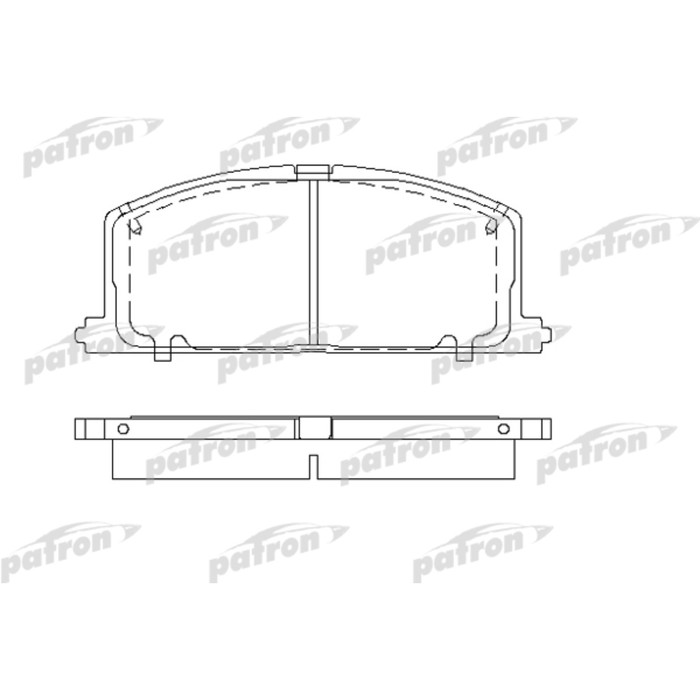 Колодки тормозные Patron PBP308