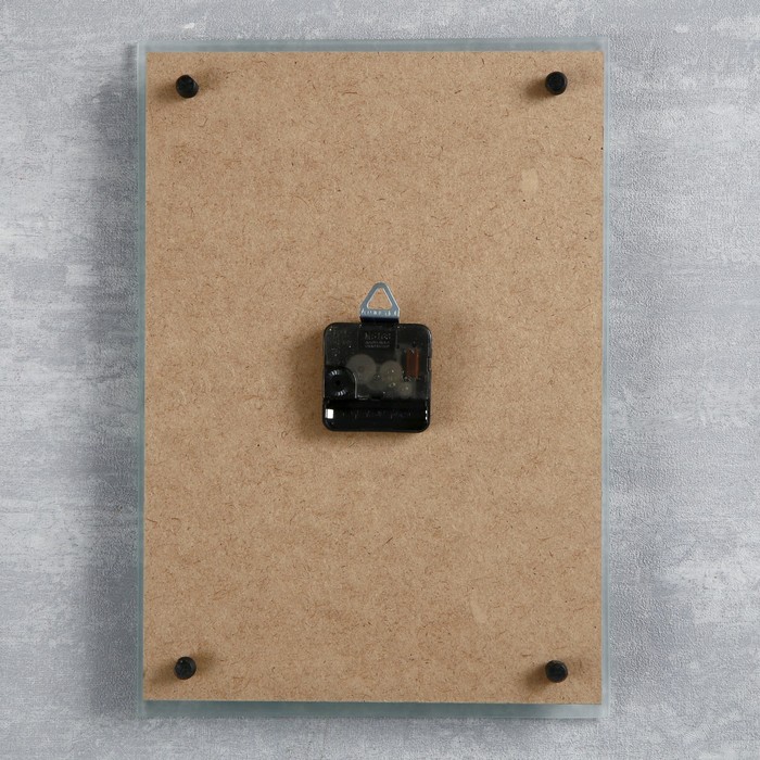 Часы настенные прямоугольные "Домик", 25х35 см микс