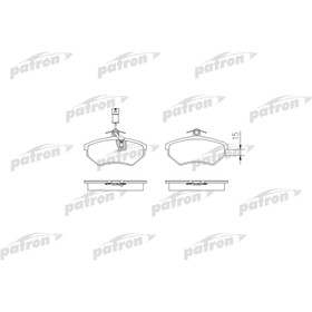 

Колодки тормозные Patron PBP343