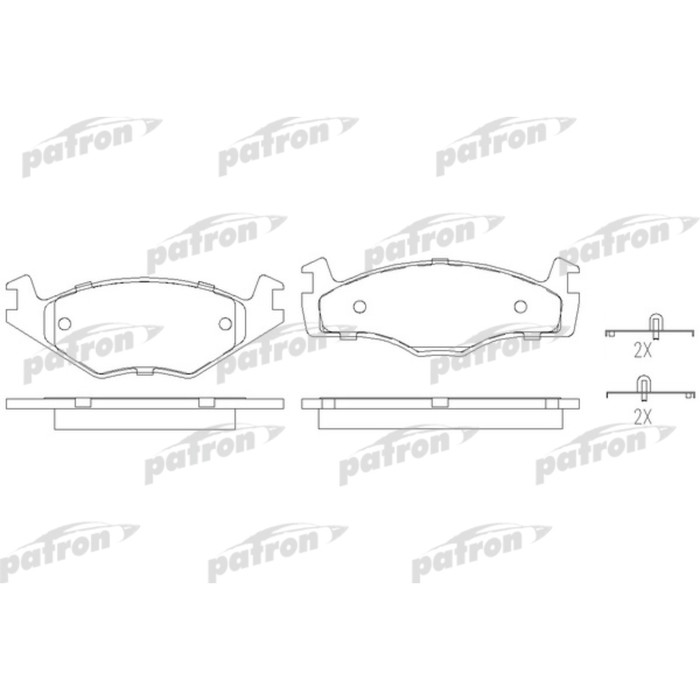 Колодки тормозные Patron PBP392