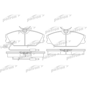 

Колодки тормозные Patron PBP406