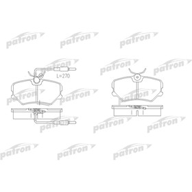 

Колодки тормозные Patron PBP540