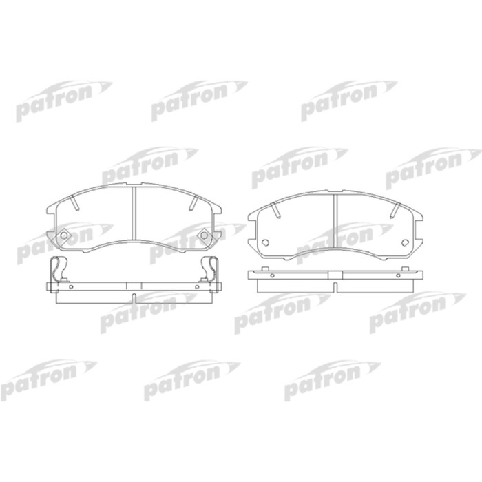 Колодки тормозные Patron PBP576