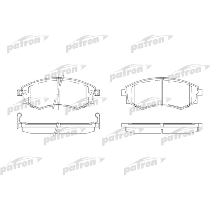 Колодки тормозные Patron PBP600