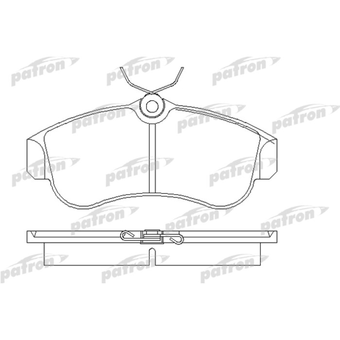 Колодки тормозные Patron PBP604