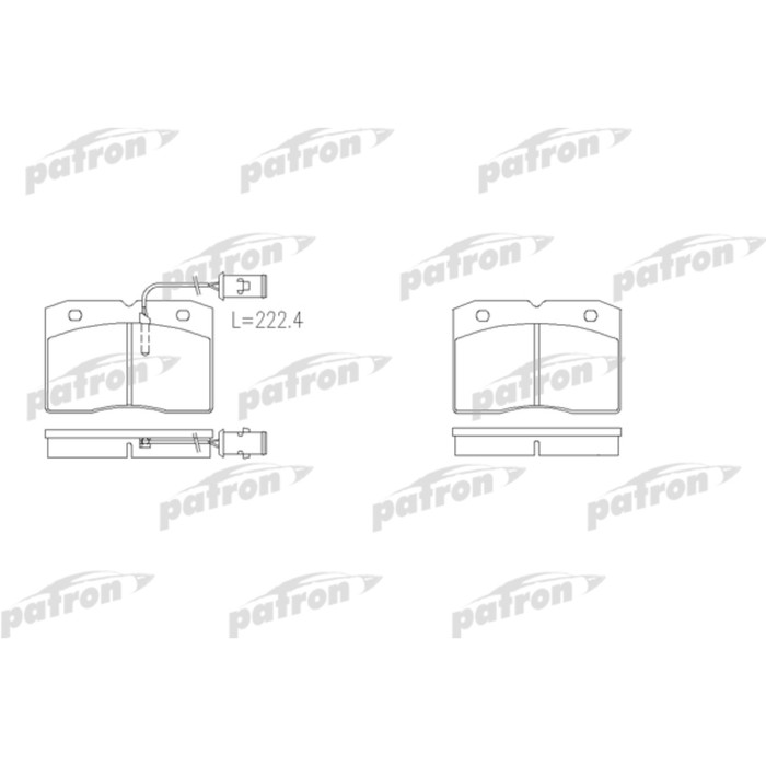 Колодки тормозные Patron PBP655