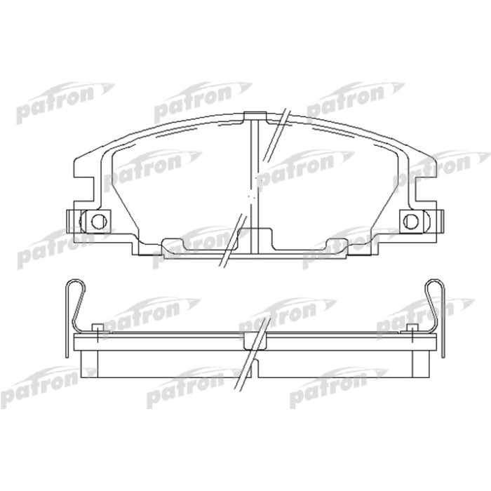 Колодки тормозные Patron PBP678