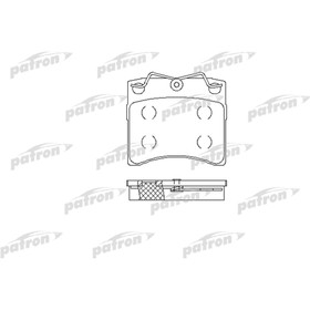 

Колодки тормозные Patron PBP722