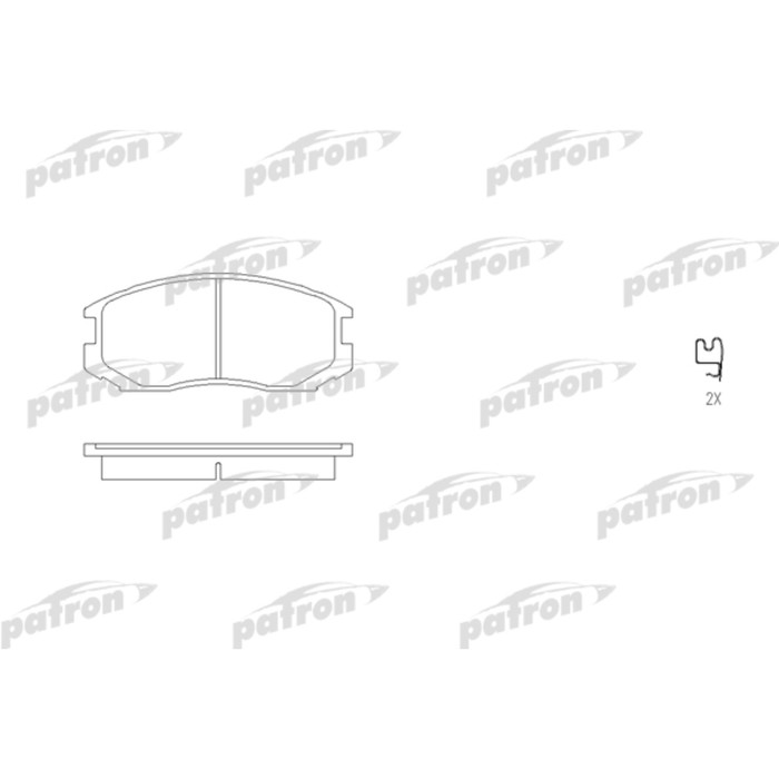 Колодки тормозные Patron PBP759