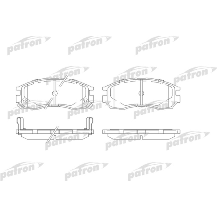 Колодки тормозные Patron PBP764
