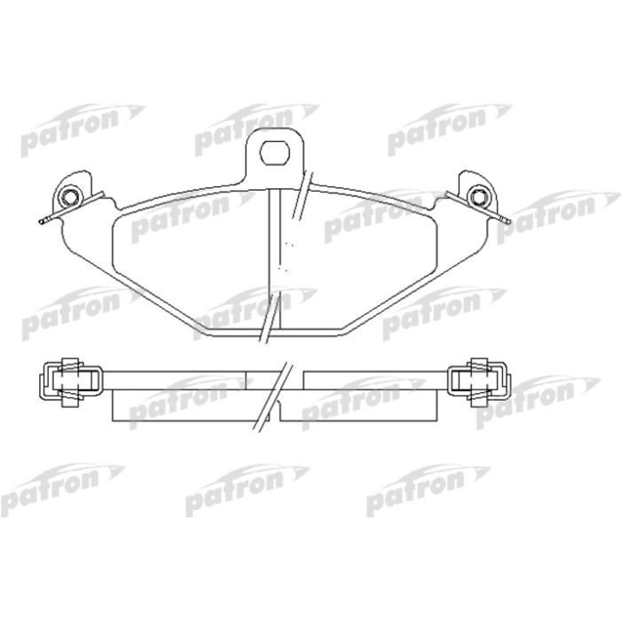 Колодки тормозные Patron PBP878