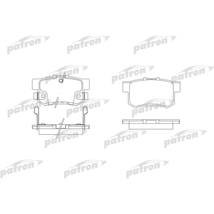 Колодки тормозные Patron PBP956