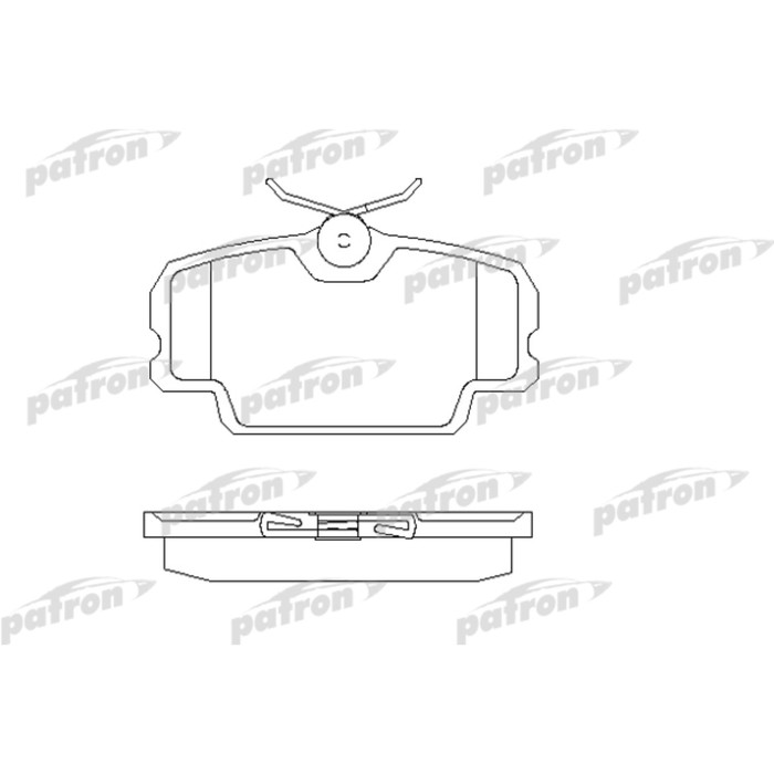 Колодки тормозные Patron PBP320
