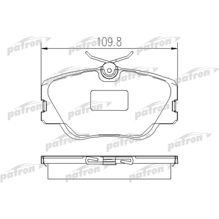 Колодки тормозные Patron PBP415