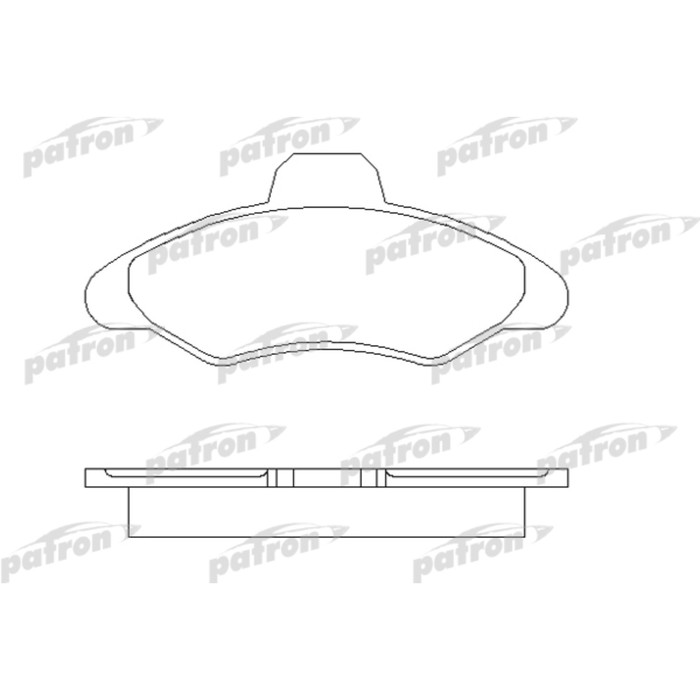 Колодки тормозные Patron PBP617