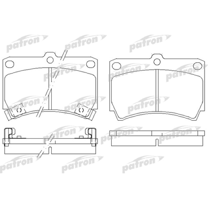 Колодки тормозные Patron PBP715