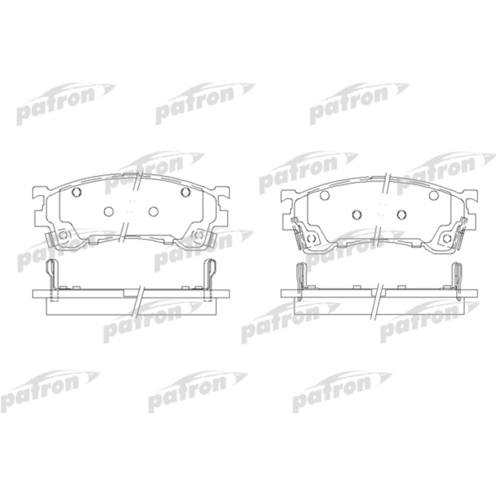 Колодки тормозные Patron PBP950