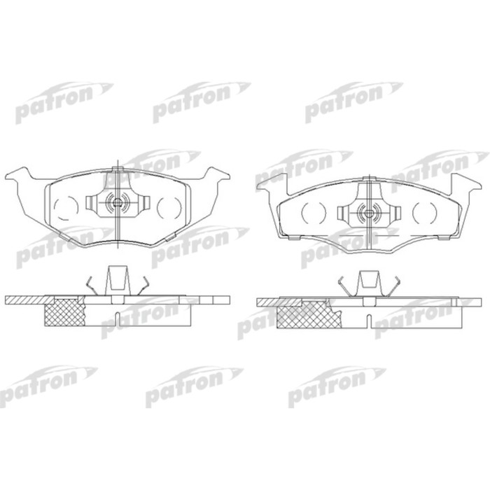 Колодки тормозные Patron PBP1054
