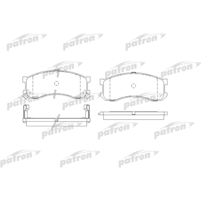 Колодки тормозные Patron PBP939