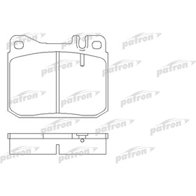 

Колодки тормозные Patron PBP129