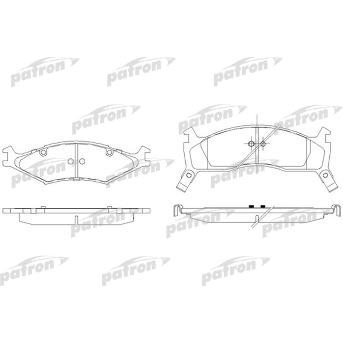 Колодки тормозные Patron PBP1034