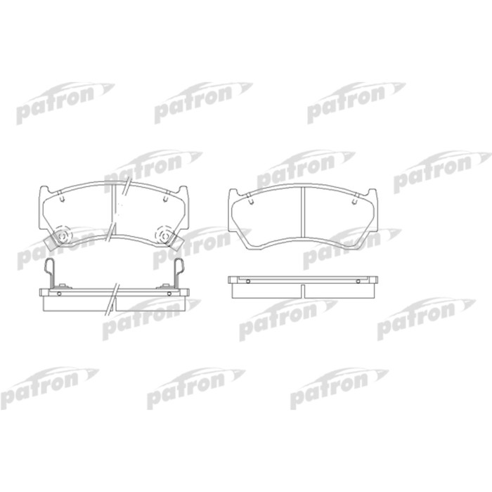 Колодки тормозные Patron PBP1091