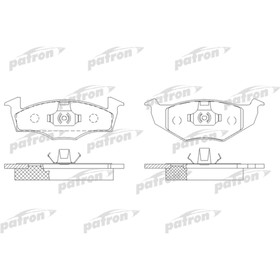 

Колодки тормозные Patron PBP1101
