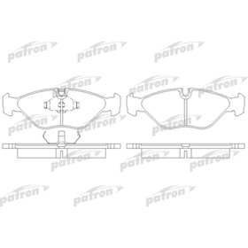 

Колодки тормозные Patron PBP670, передние, SAAB
