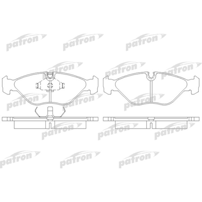 Колодки тормозные Patron PBP670