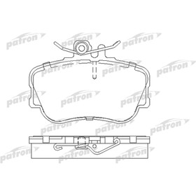 

Колодки тормозные Patron PBP854