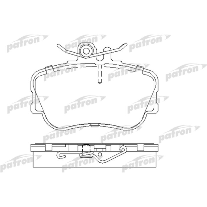 Колодки тормозные Patron PBP854