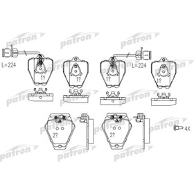 

Колодки тормозные Patron PBP985