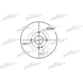 

Диск тормозной Patron PBD4120