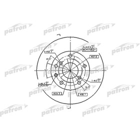 

Диск тормозной Patron PBD7092