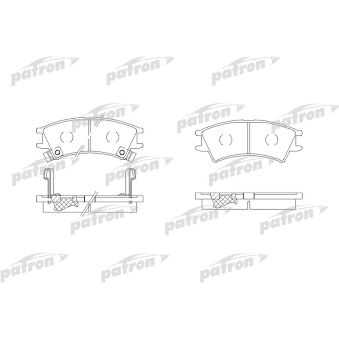 Колодки тормозные Patron PBP1326