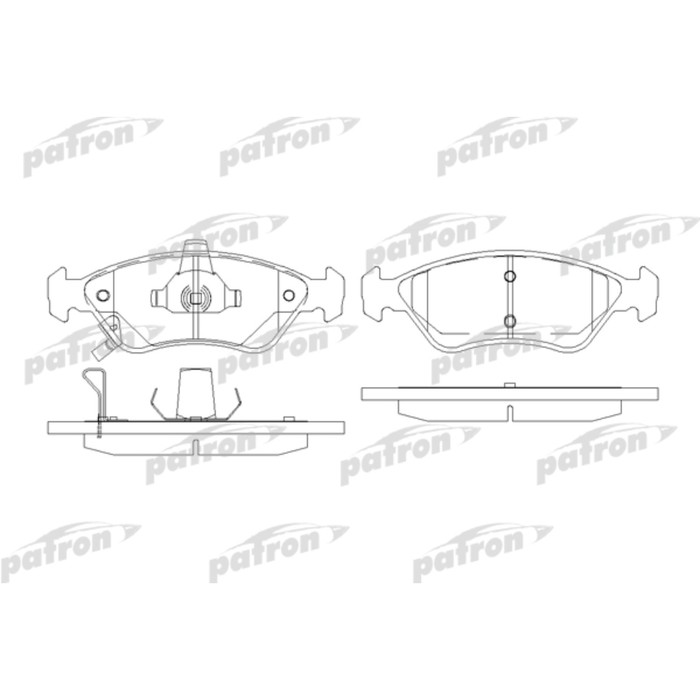 Колодки тормозные Patron PBP1125