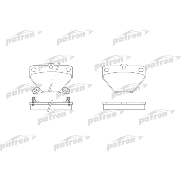 Колодки тормозные Patron PBP1395
