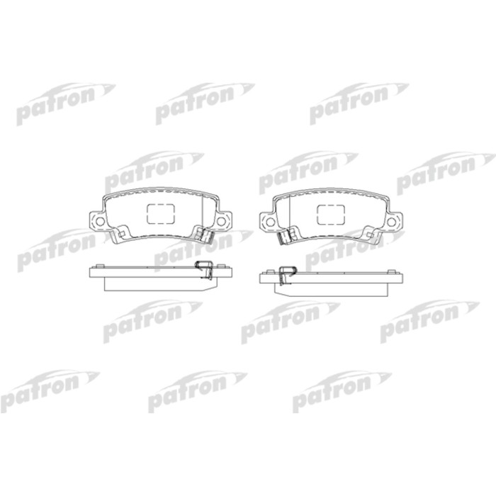 Колодки тормозные Patron PBP1574