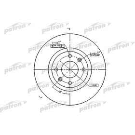 

Диск тормозной Patron PBD4183