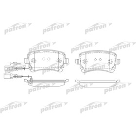 

Колодки тормозные Patron PBP1644