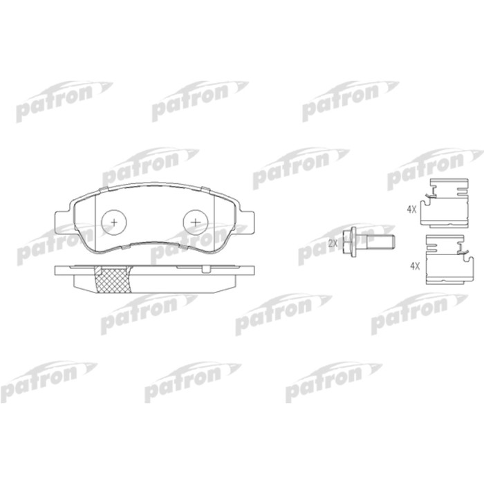 Колодки тормозные Patron PBP1923