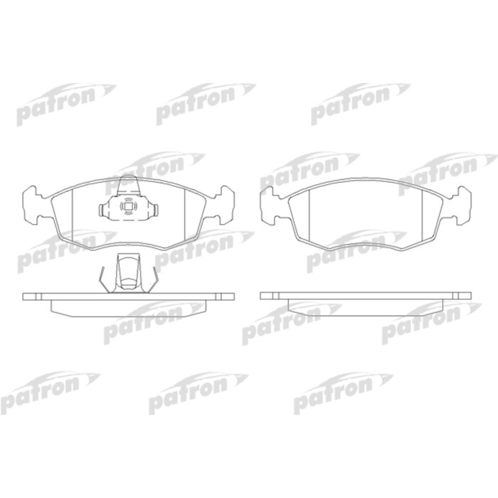 Колодки тормозные Patron PBP1376