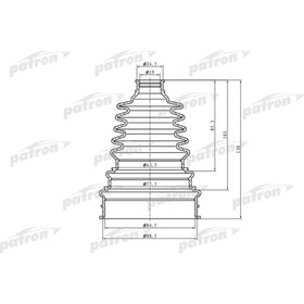 

Пыльник ШРУСа Patron PDC0001