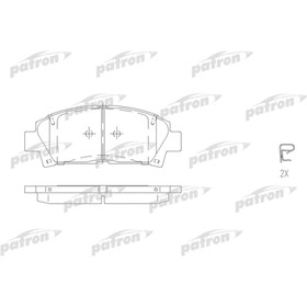 

Колодки тормозные Patron PBP928