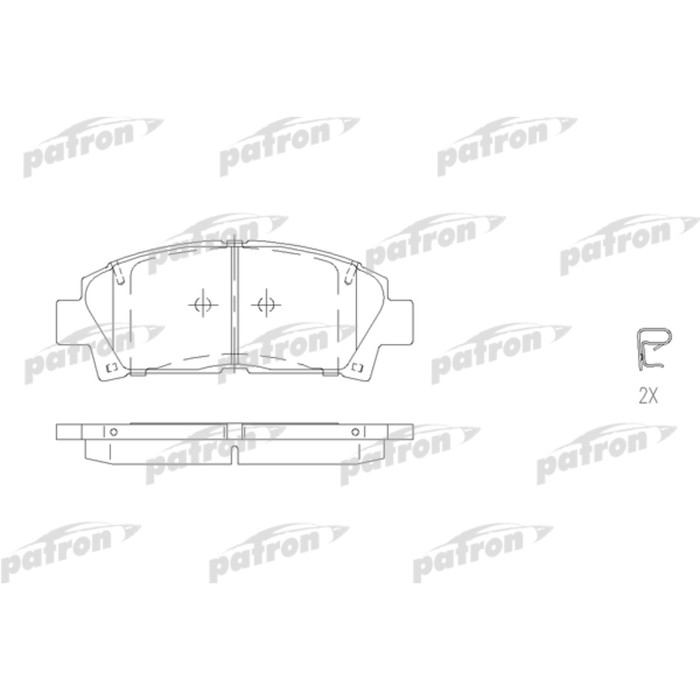 Колодки тормозные Patron PBP928