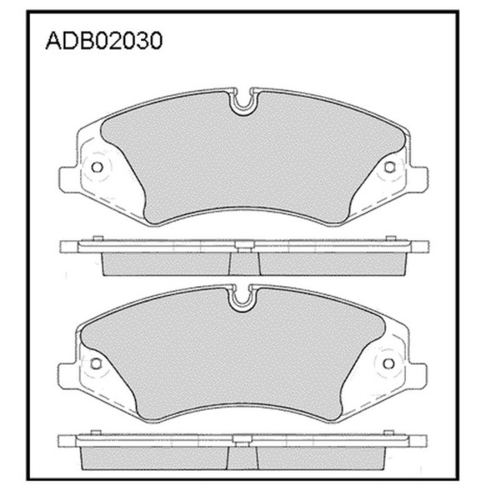 Колодки тормозные ALLIED NIPPON ADB02030