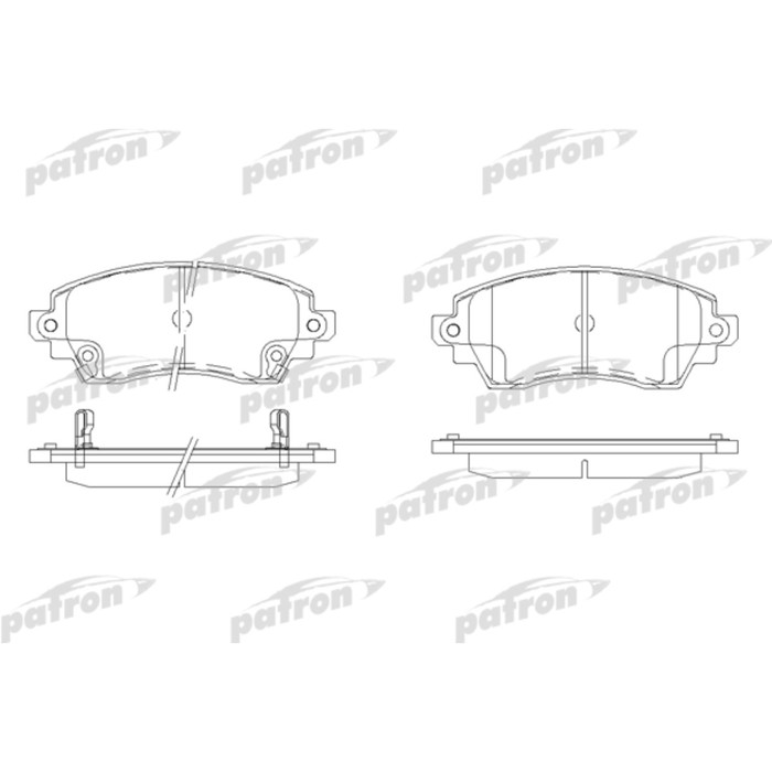 Колодки тормозные Patron PBP1391