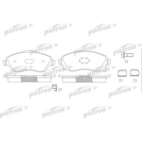 

Колодки тормозные Patron PBP1424