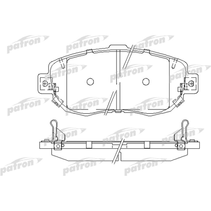 Колодки тормозные Patron PBP1564