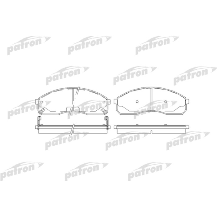 Колодки тормозные Patron PBP1595